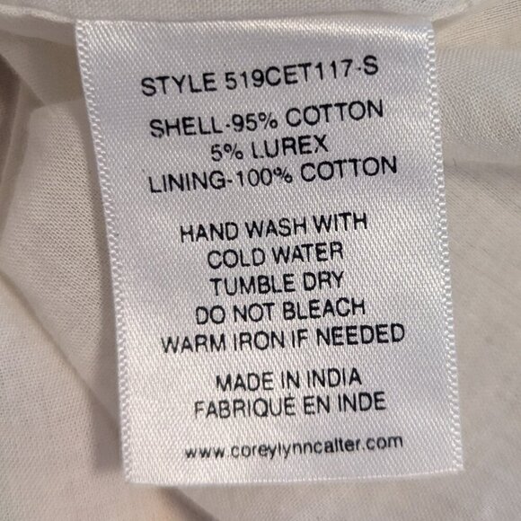 Anthropologie Corey Lynn Calter Willa Halter Style Tank Top Stripe Tassel Large - Picture 4 of 8